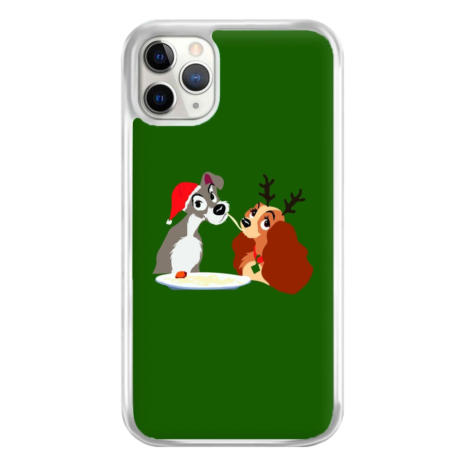 Christmas Lady And The Tramp Phone Case