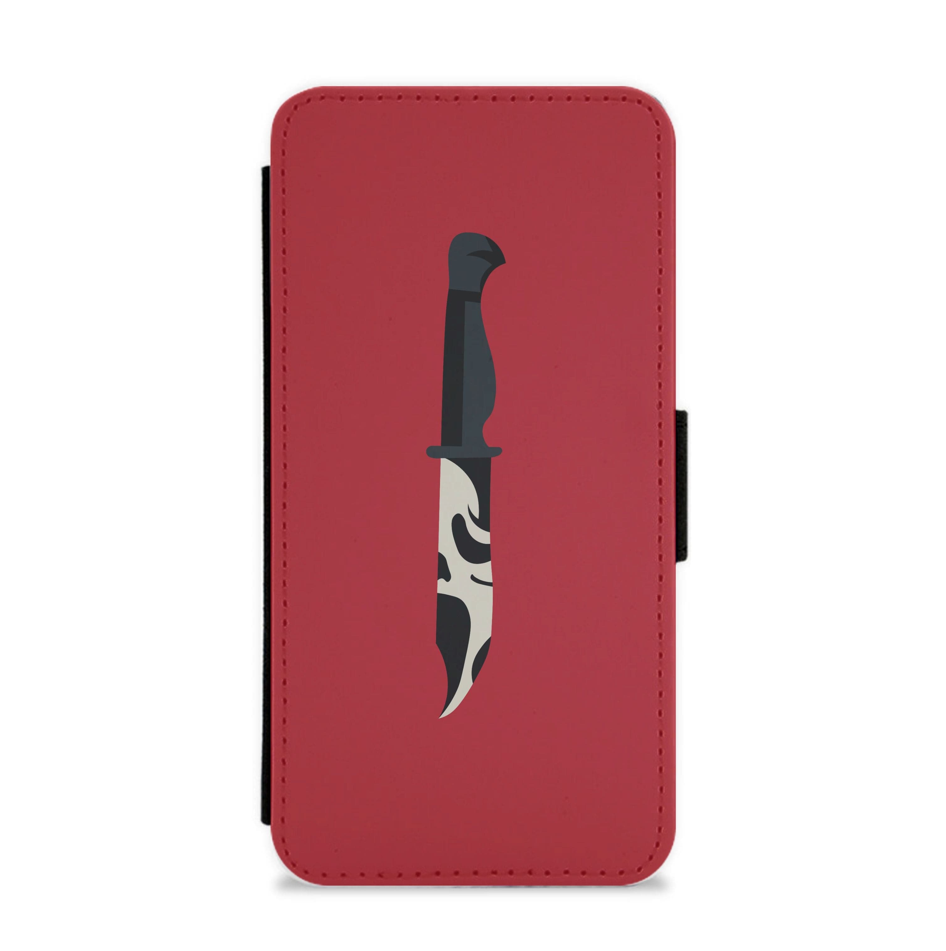 Ghostface Dagger - Scream Flip / Wallet Phone Case