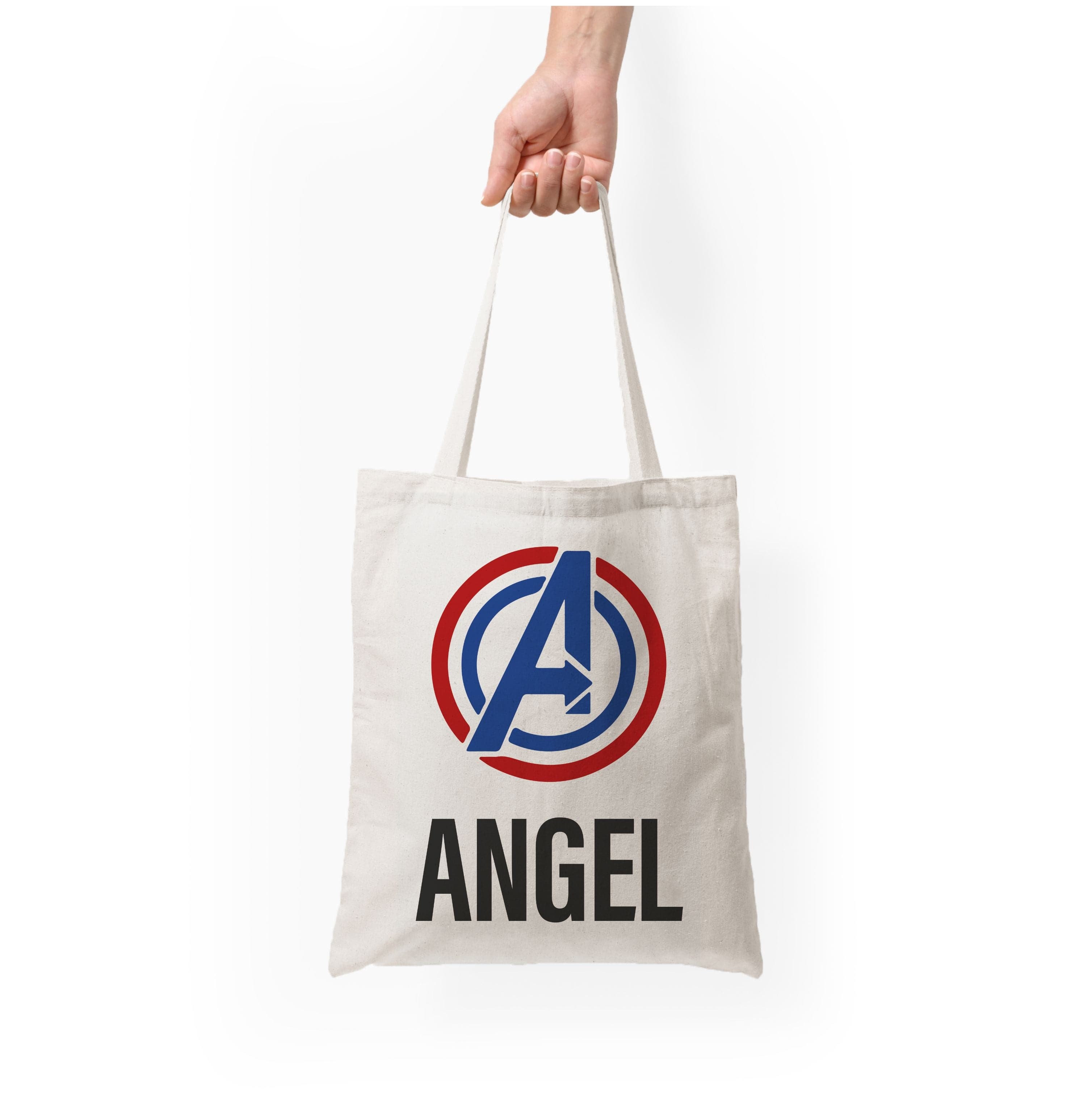 Superheroes Symbol - Personalised Superhero Comic Tote Bag