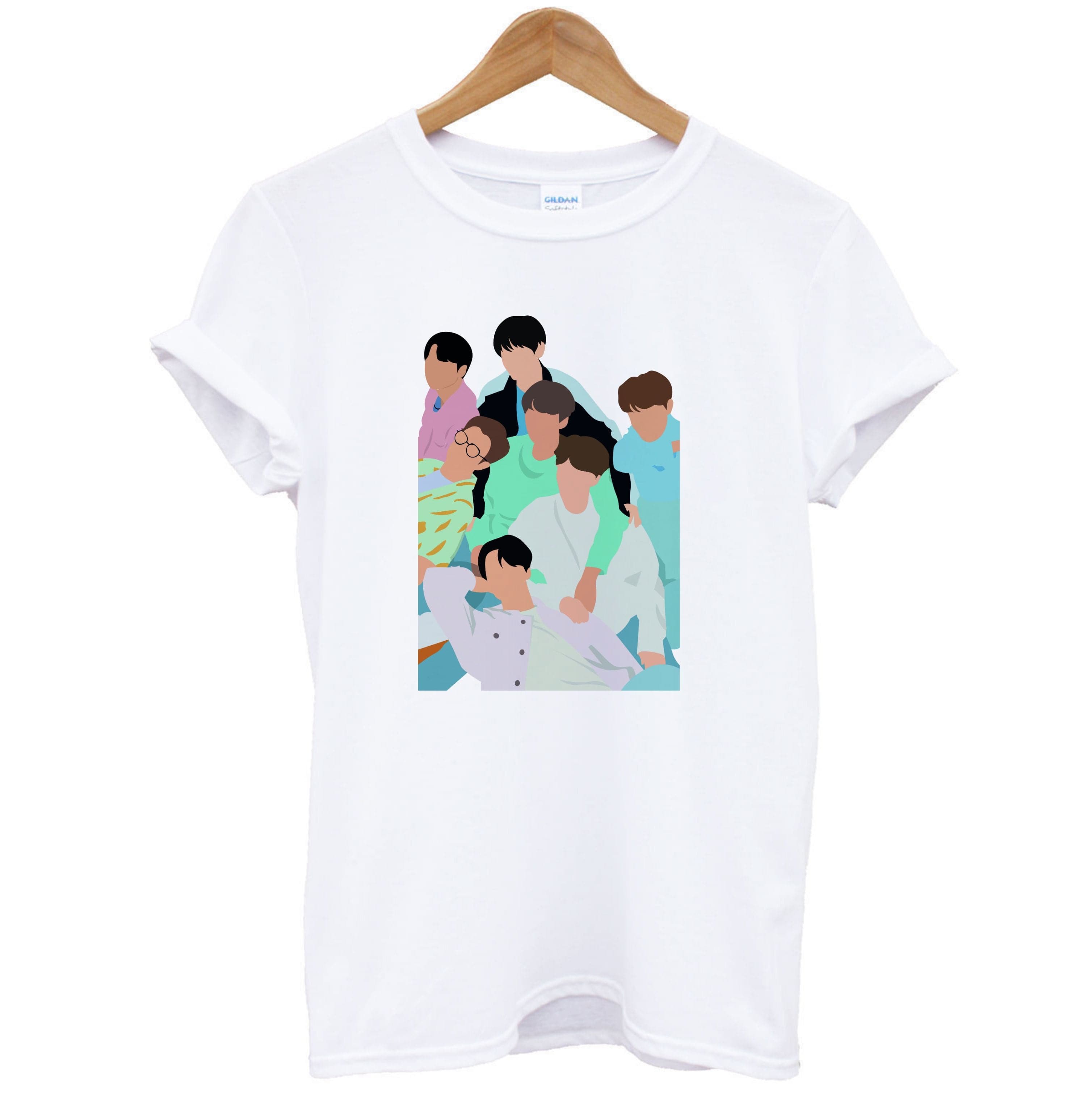 Band Members Of K-Pop Band T-Shirt