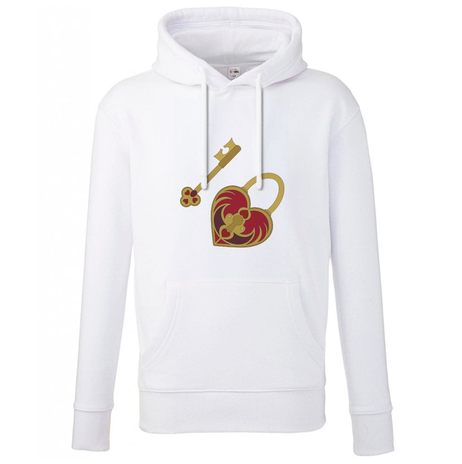 Red Locket And Key - Valentine's Day Hoodie