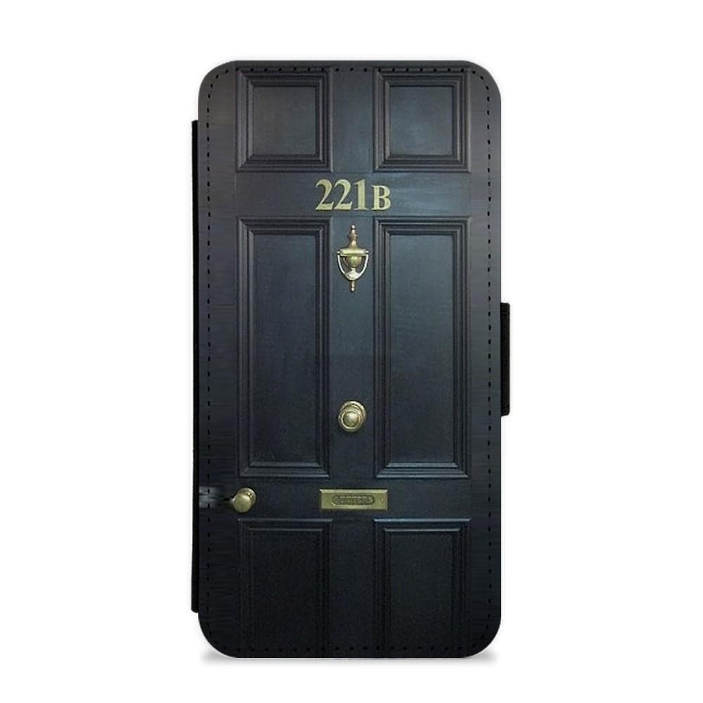 221B Baker Street Door - Sherlock Flip / Wallet Phone Case - Fun Cases