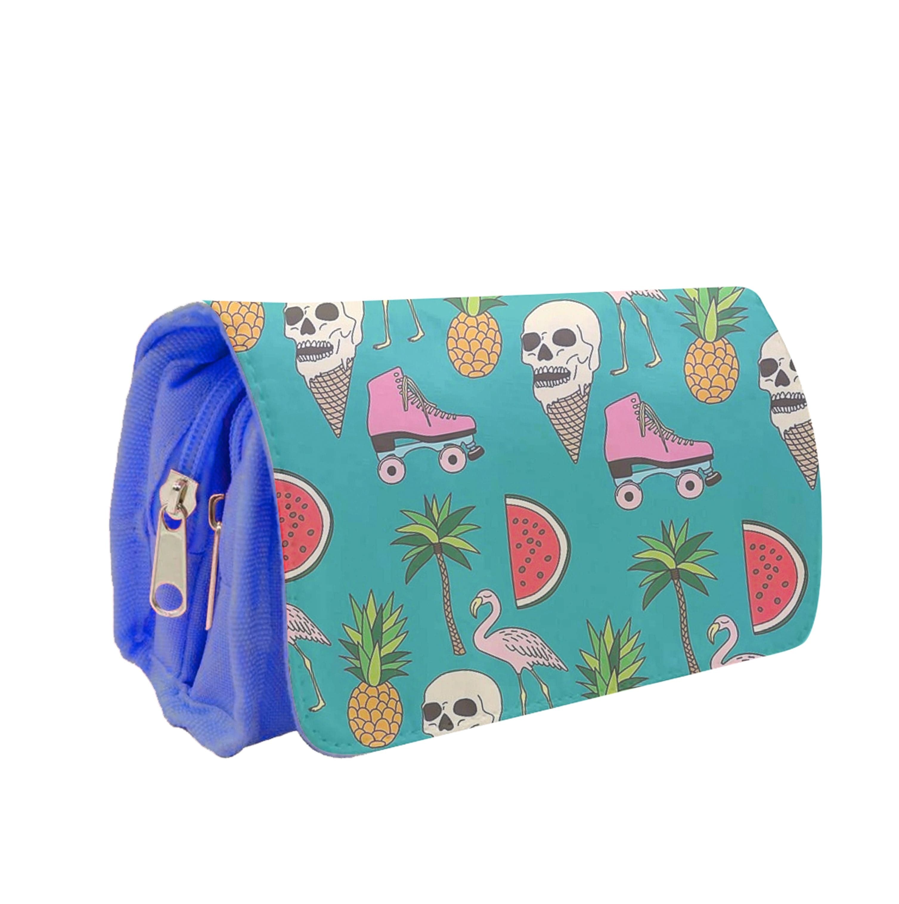 Skull Creams - Summer Pattern Pencil Case