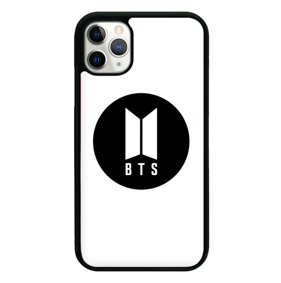 BTS logo Black - BTS Phone Case