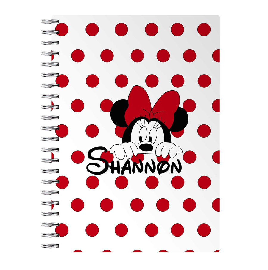 Minnie Mouse - Personalised Disney  Notebook