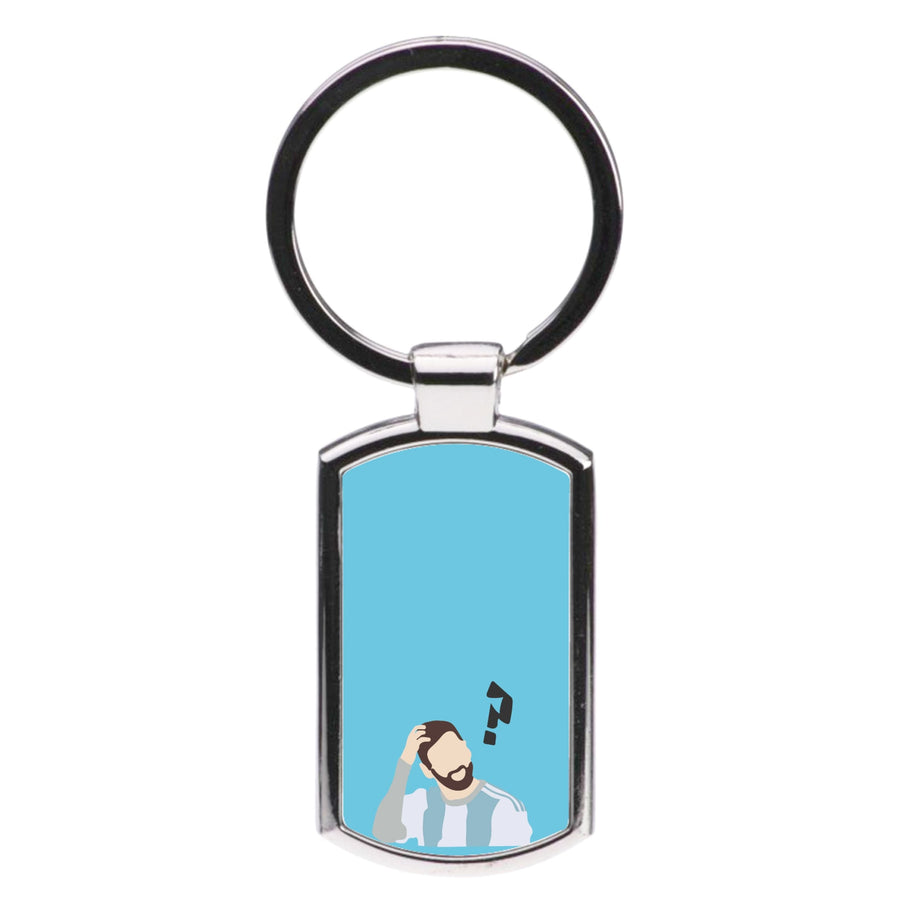Question Mark - Messi Luxury Keyring