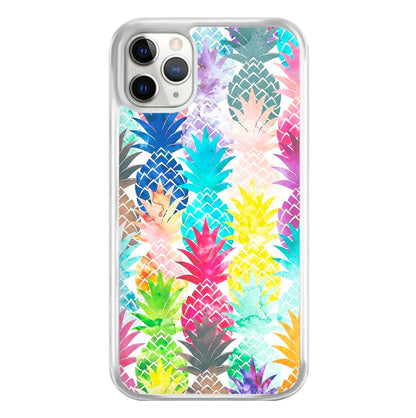 Watercolour Pineapple Pattern Phone Case