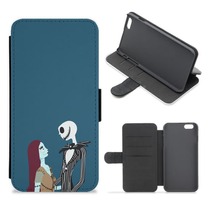 Sally And Jack Affection - TNBC Flip / Wallet Phone Case