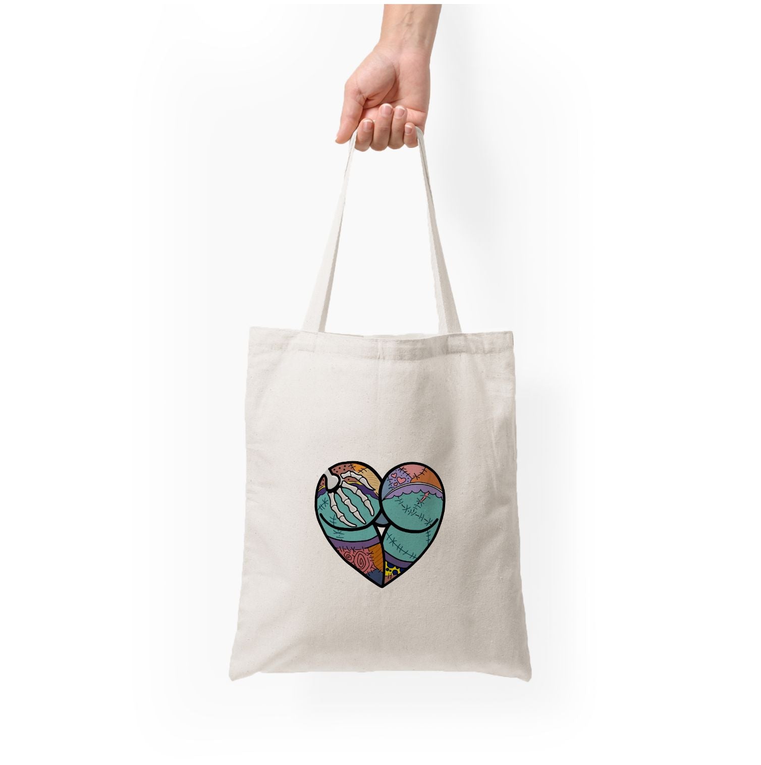 Sally And Jack Heart - TNBC Tote Bag