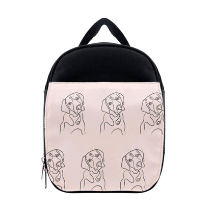 Labrador Outline - Dog Pattern Lunchbox