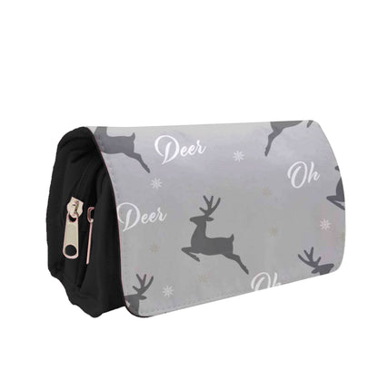 Oh Deer Christmas Pattern Pencil Case