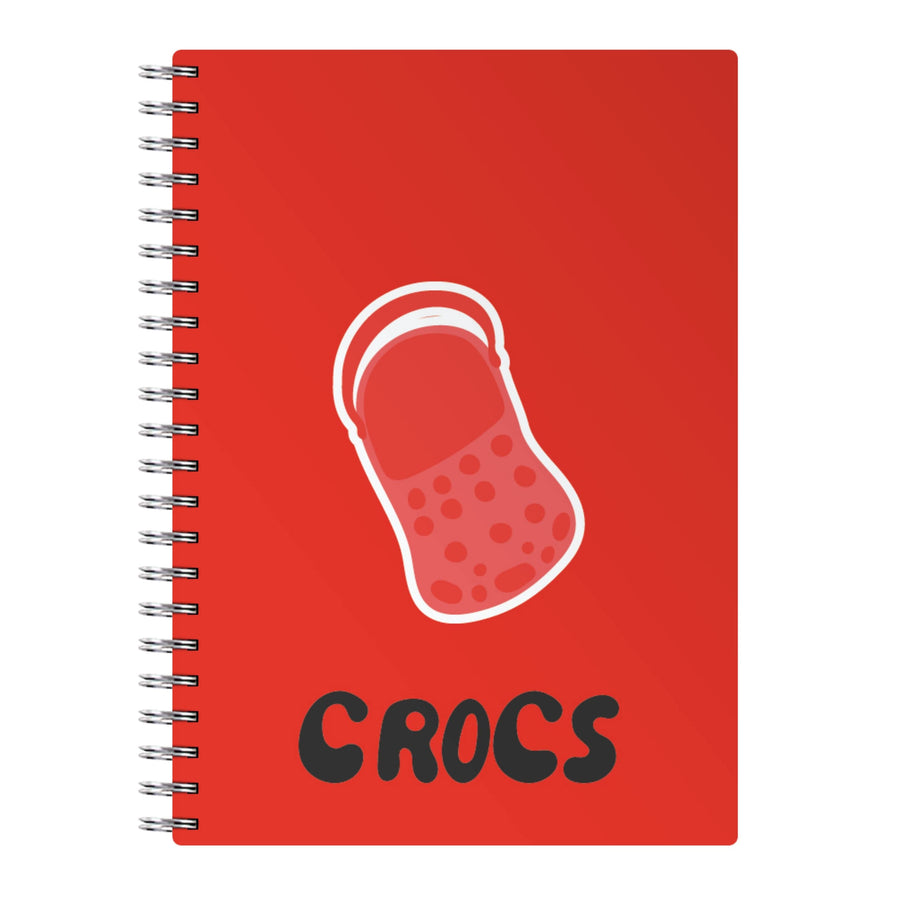 Red - Crocs Notebook