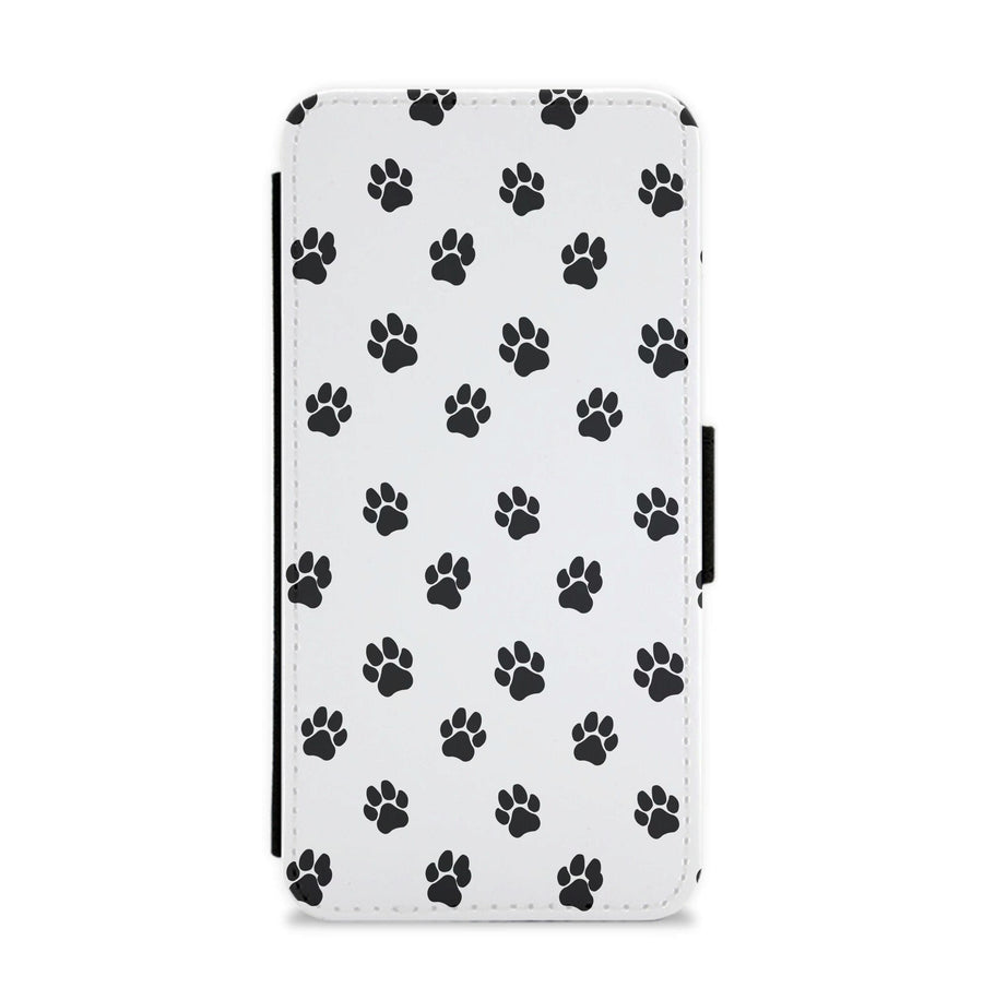 Paw pattern - Dog Patterns Flip / Wallet Phone Case