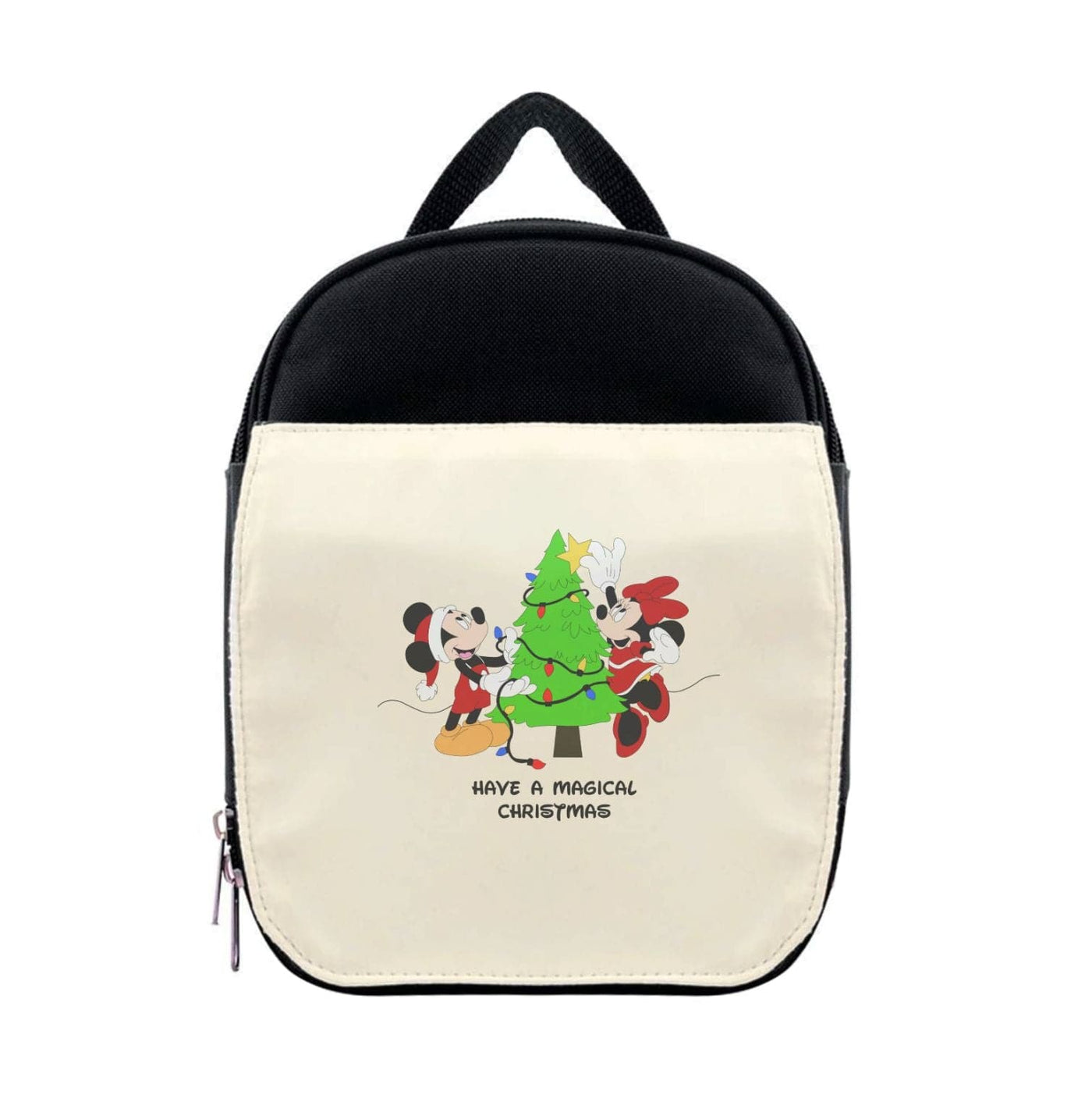 Festive Mickey And Minnie Mouse - Christmas  Lunchbox