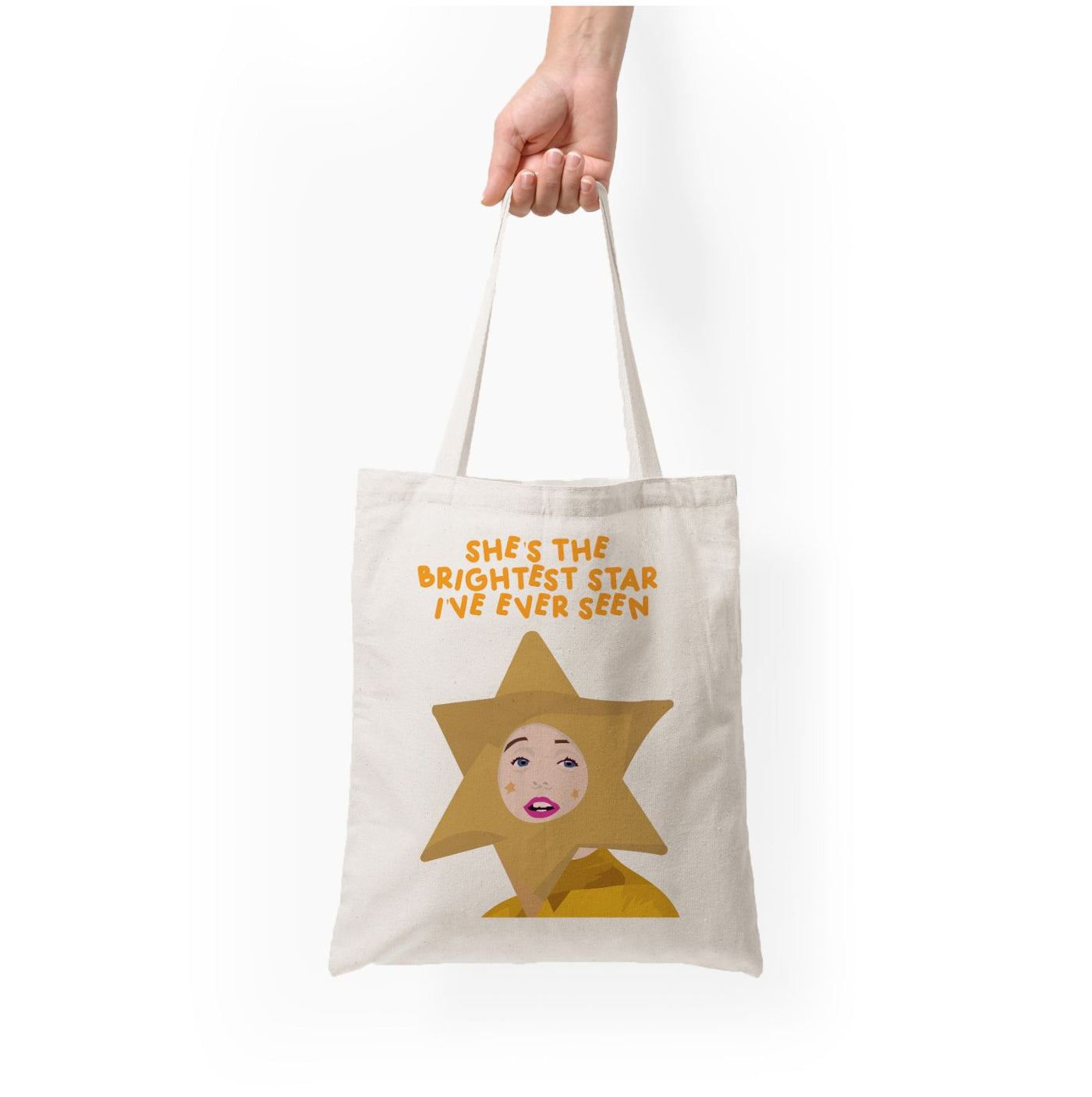 She's The Brightest Star I've Ever Seen - Christmas Tote Bag