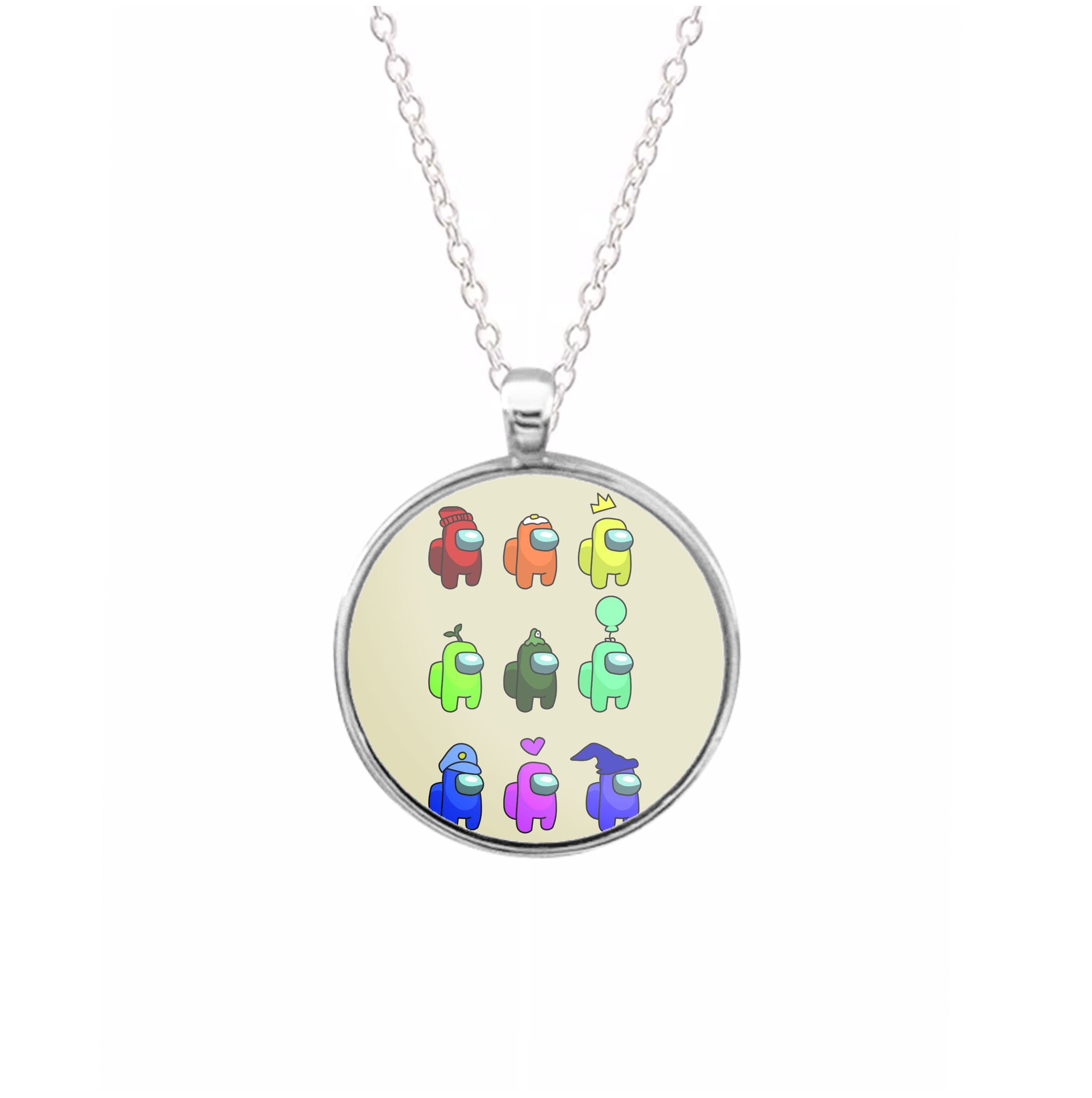 Among Gaming characters Necklace