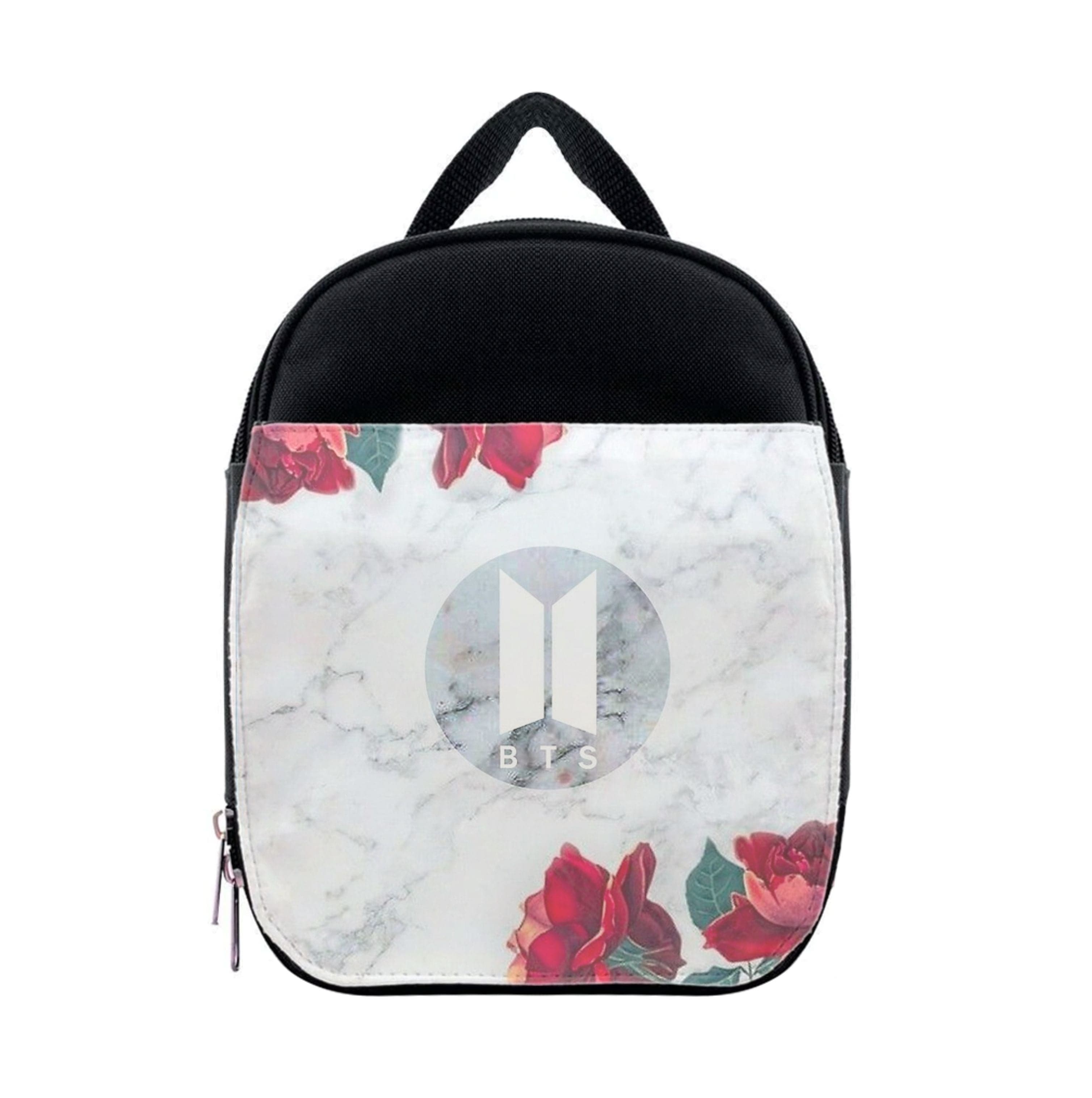 K-Pop Band Logo Marble Roses Lunchbox