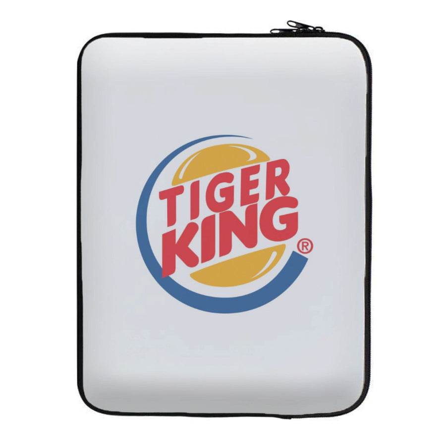 Tiger / Burger King Logo - Tiger King Laptop Sleeve