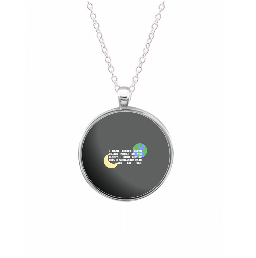 Climb Up On A Moon For You - Sex Education Necklace