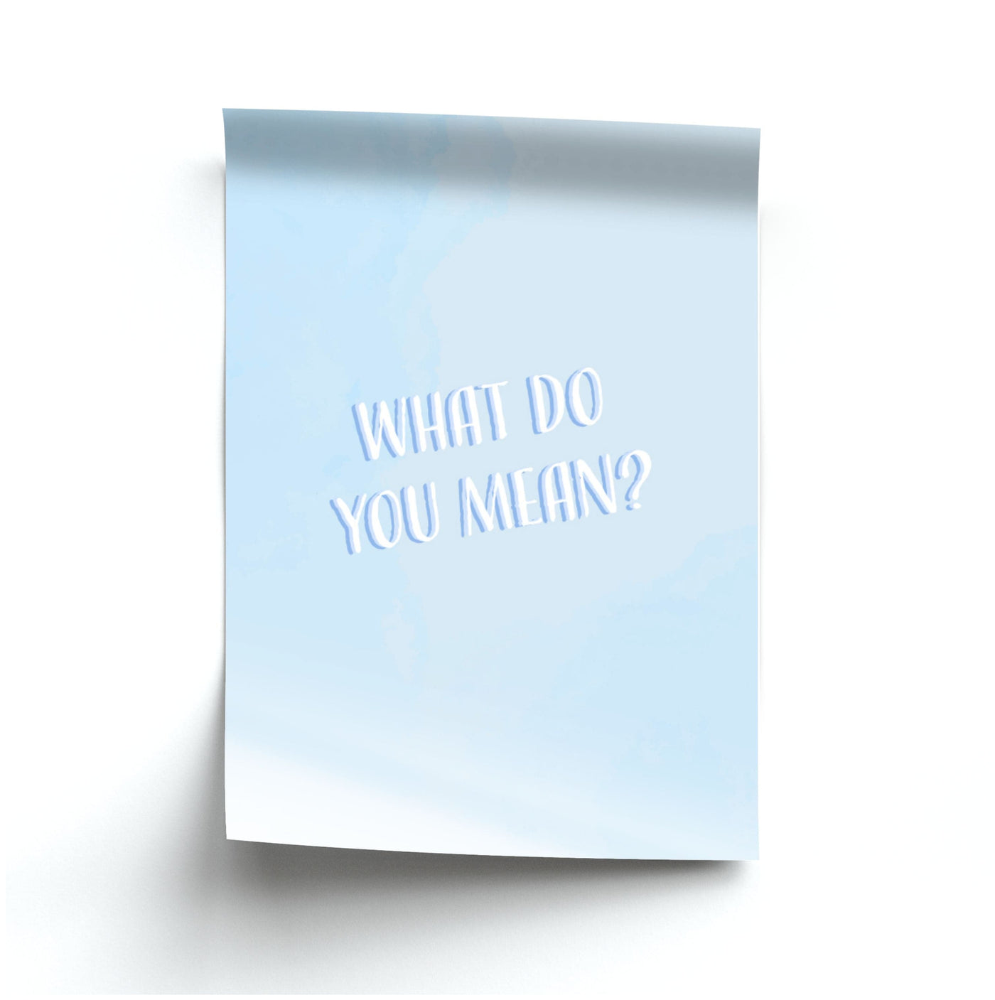 What Do You Mean - Justin Poster
