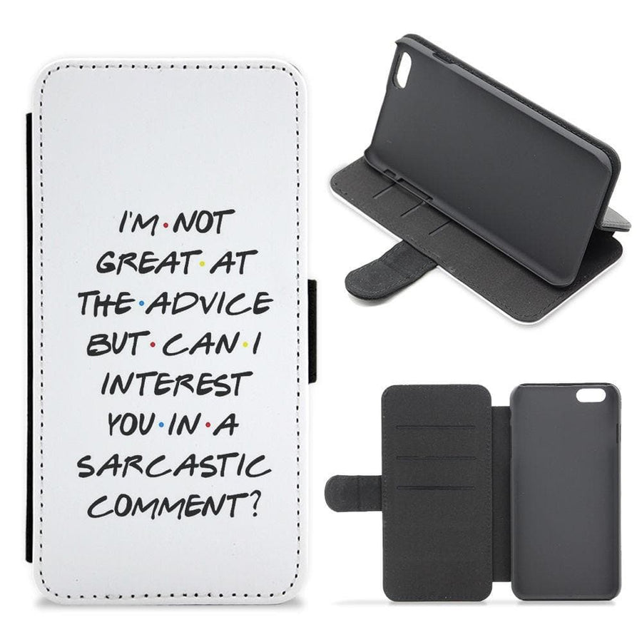 Can I Interest You In A Sarcastic Comment? Friends Flip Wallet Phone Case - Fun Cases