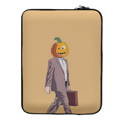 Dwight Pumpkin Head Laptop Sleeve