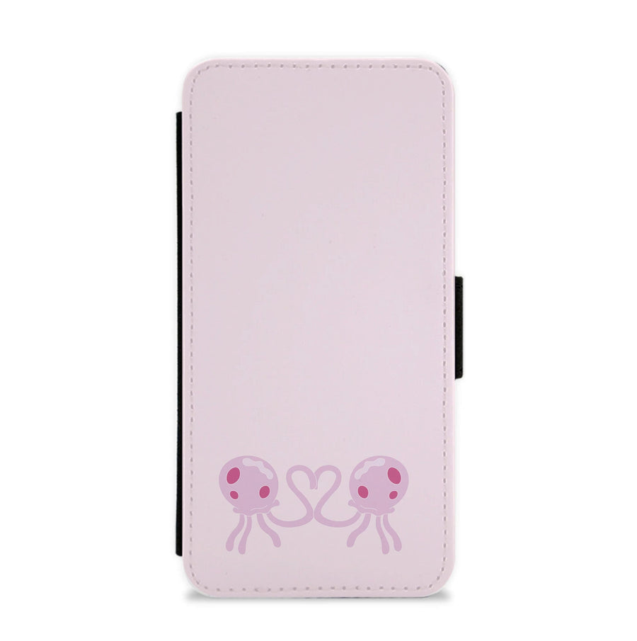 Love Heart - Spongebob Flip / Wallet Phone Case