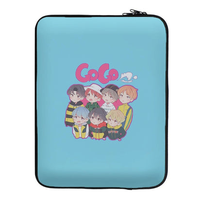 Go Go K-Pop Band Cartoon Laptop Sleeve