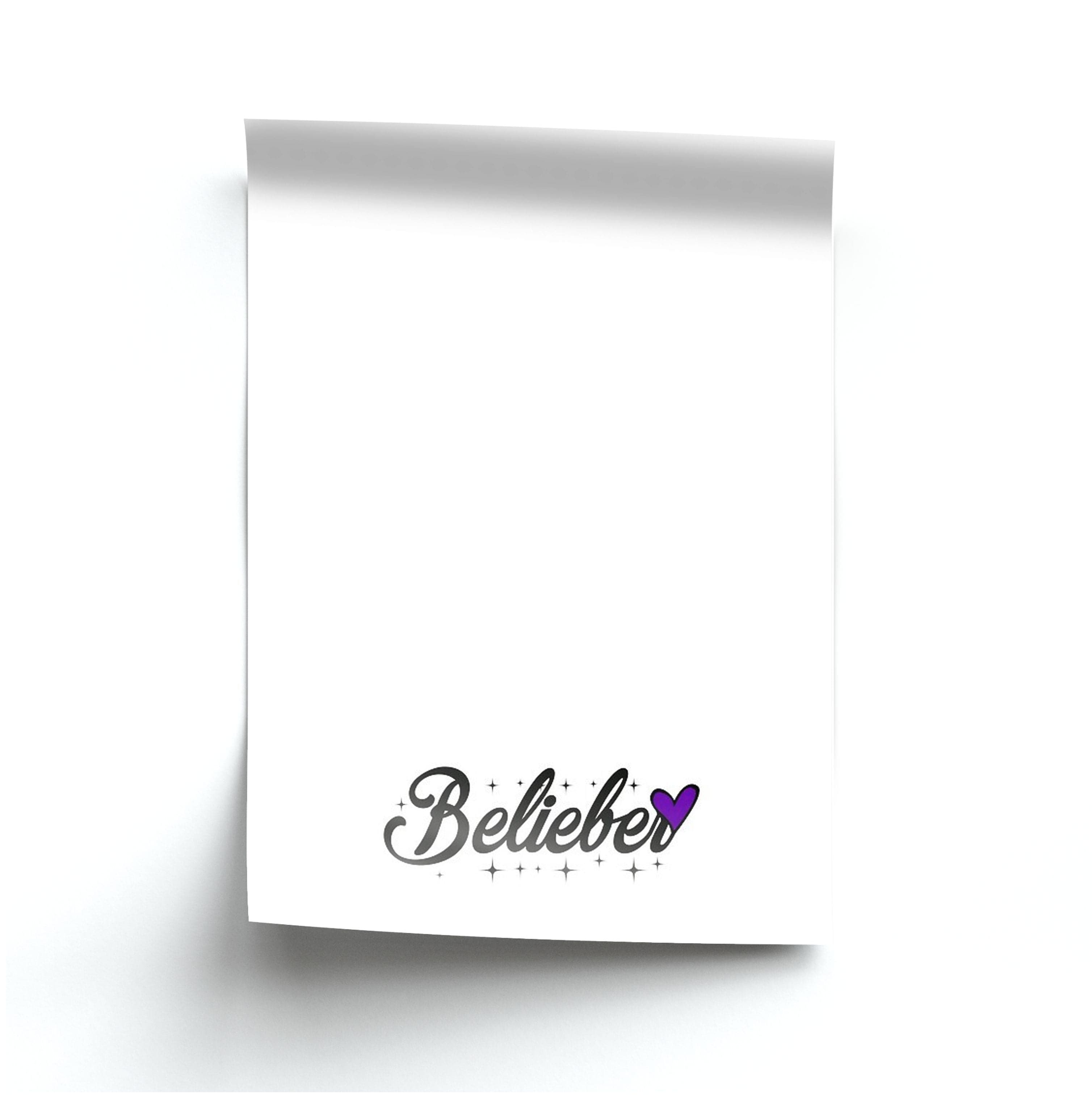 Belieber Signature - Bieber Poster