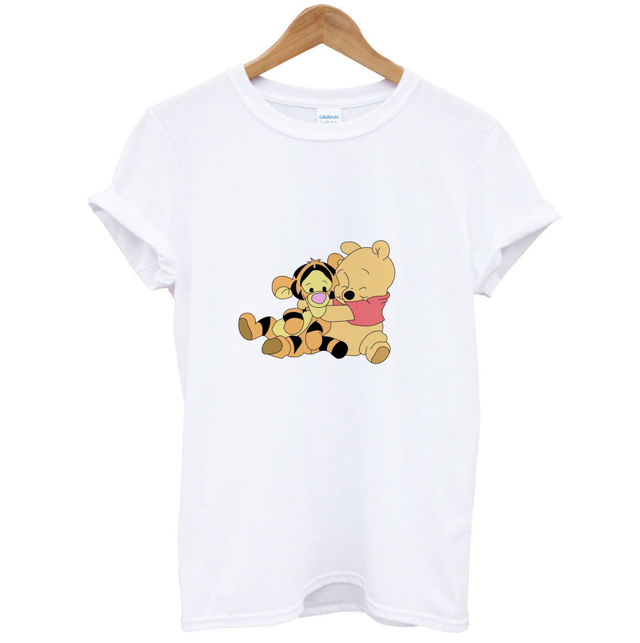A Hug Said Pooh - Winnie The Pooh T-Shirt