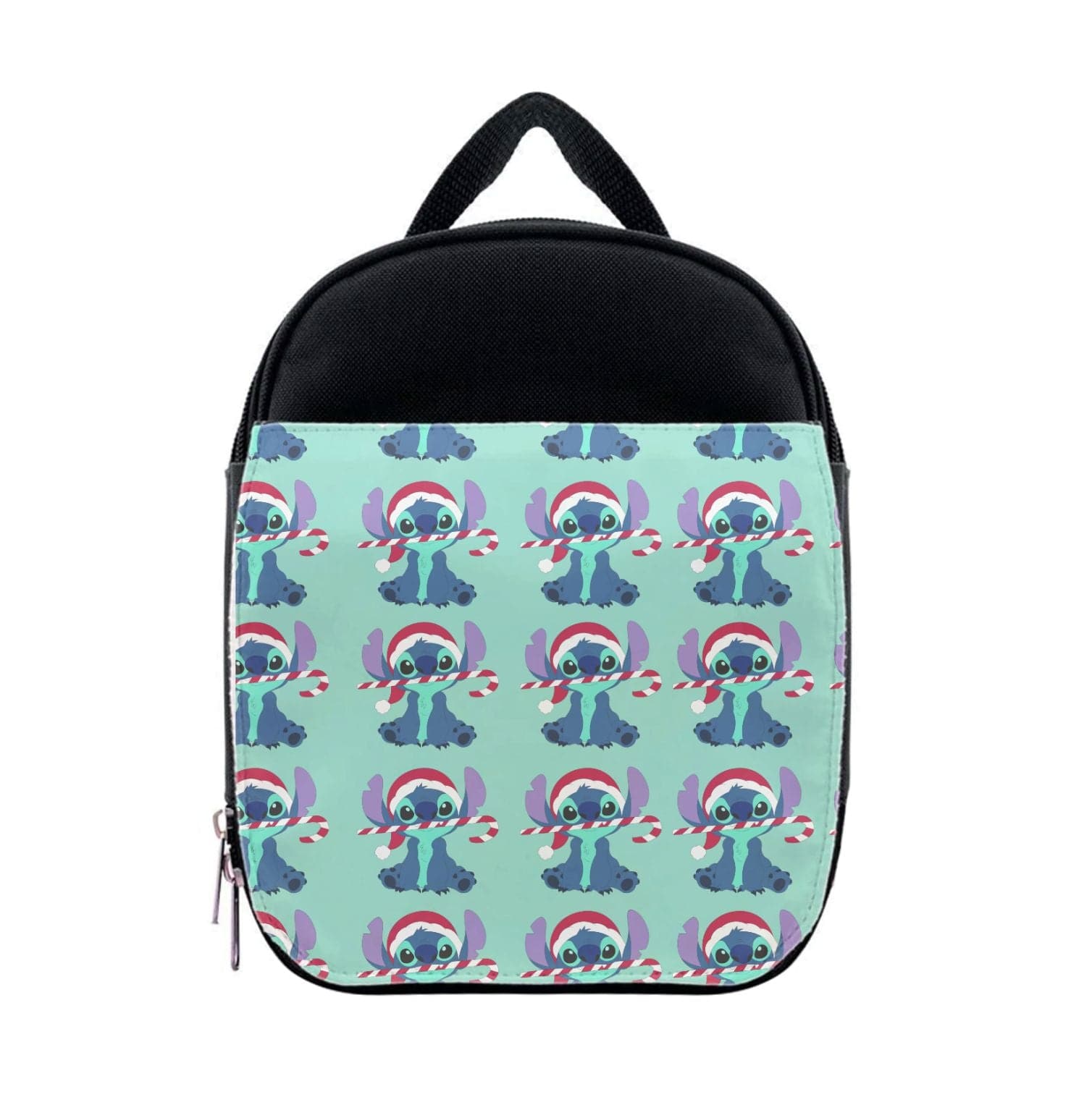 Christmas Blue Alien Pattern Lunchbox