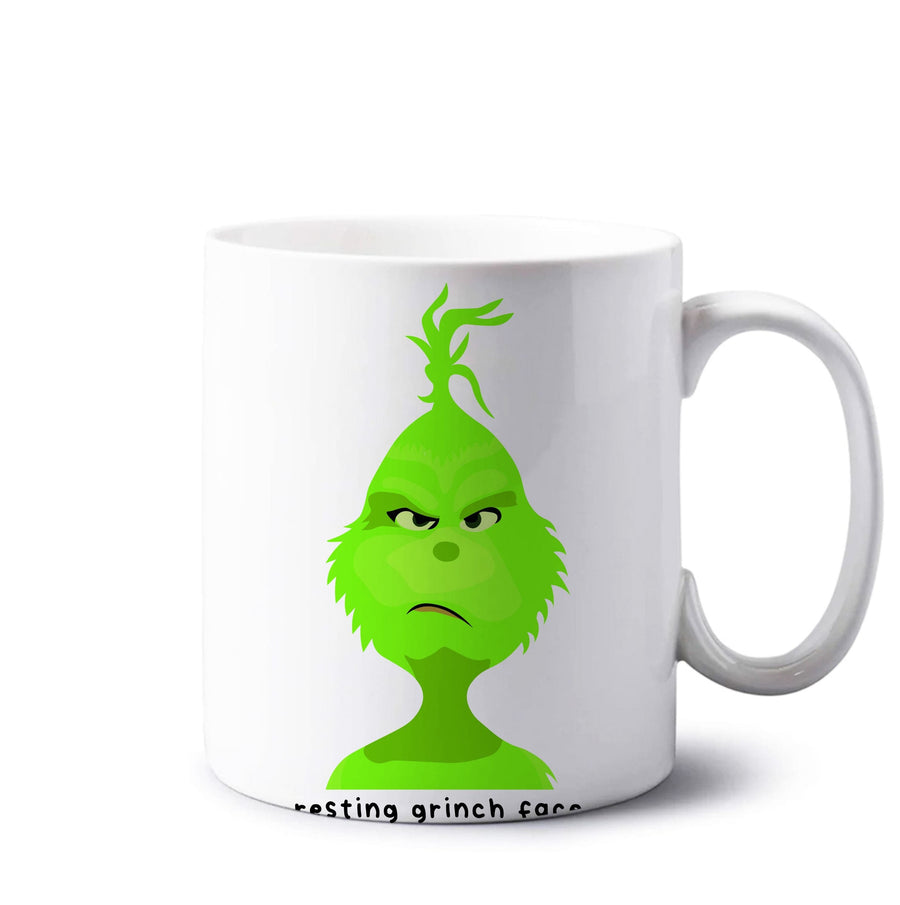 Resting Grinch Face - Grinch Mug