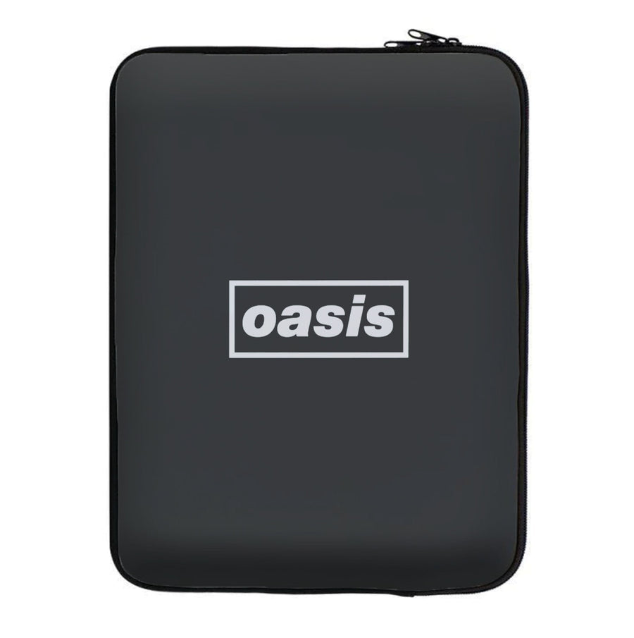 Band Name Black - Oasis Laptop Sleeve
