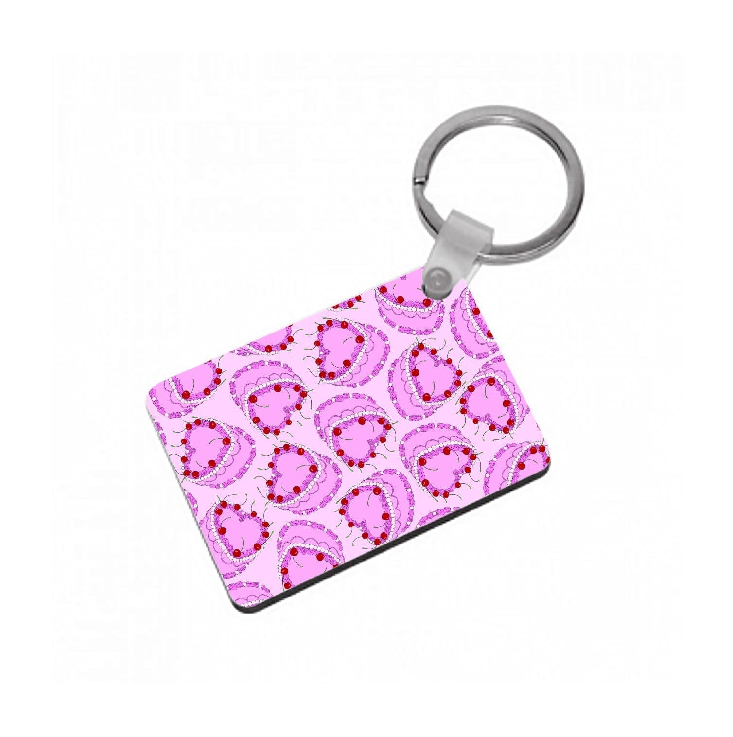 Cakes - Valentine's Day Keyring