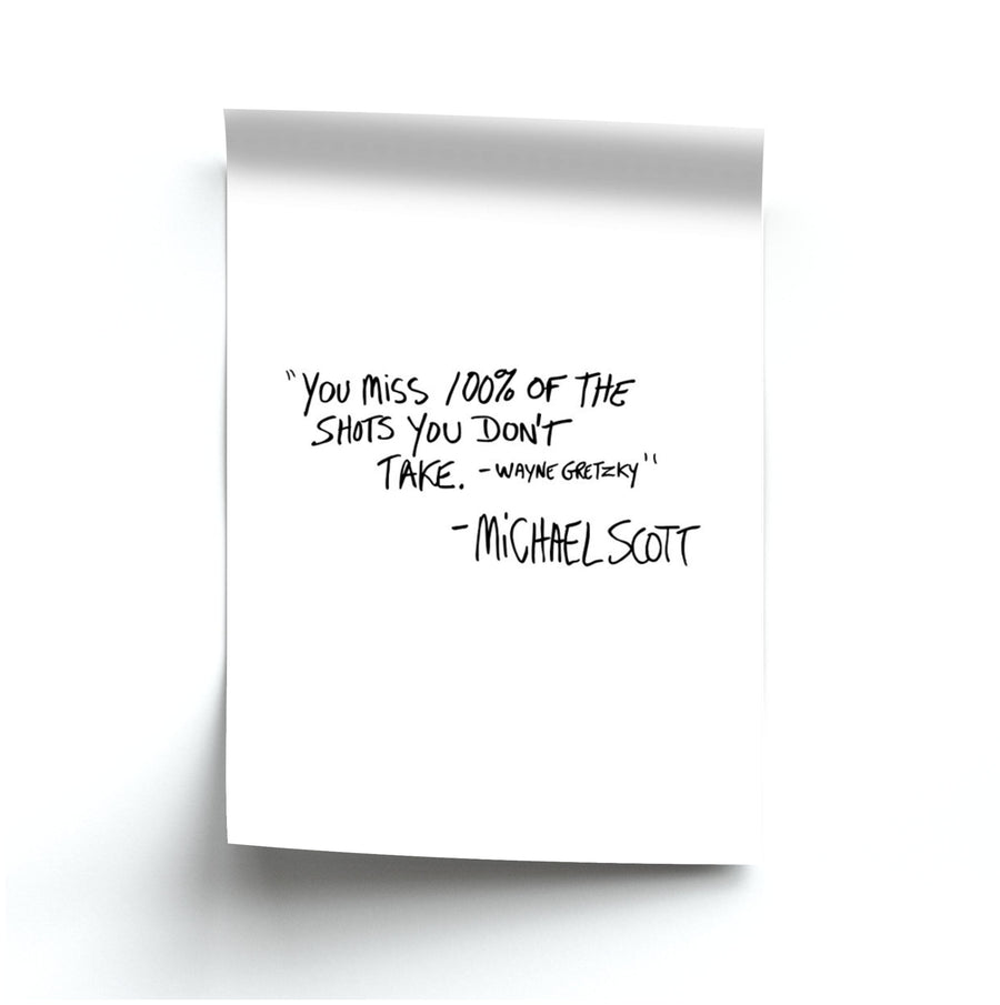 Michael Scott Quote - The Office Poster