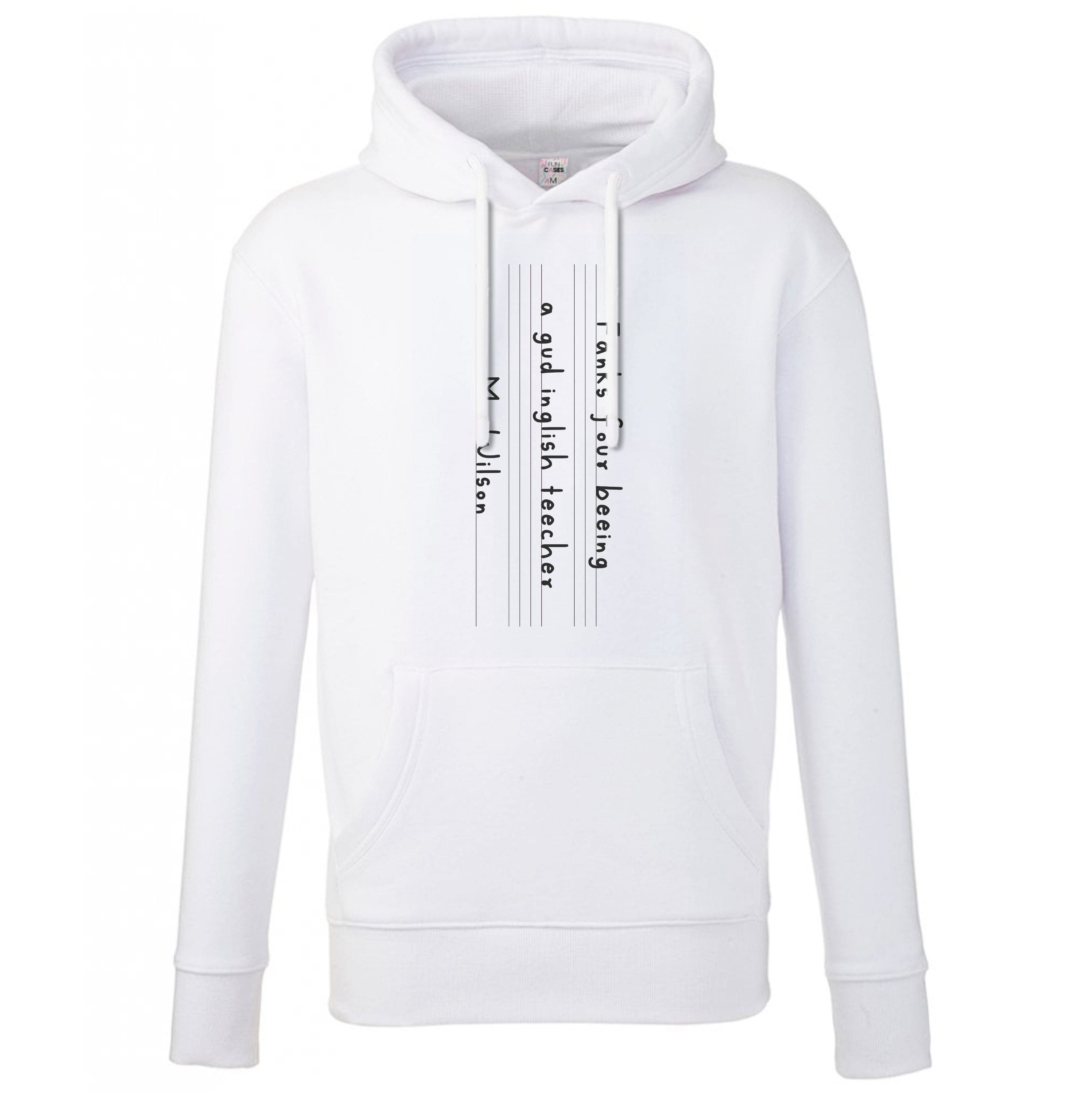 English Teacher - Personalised Teachers Gift Hoodie