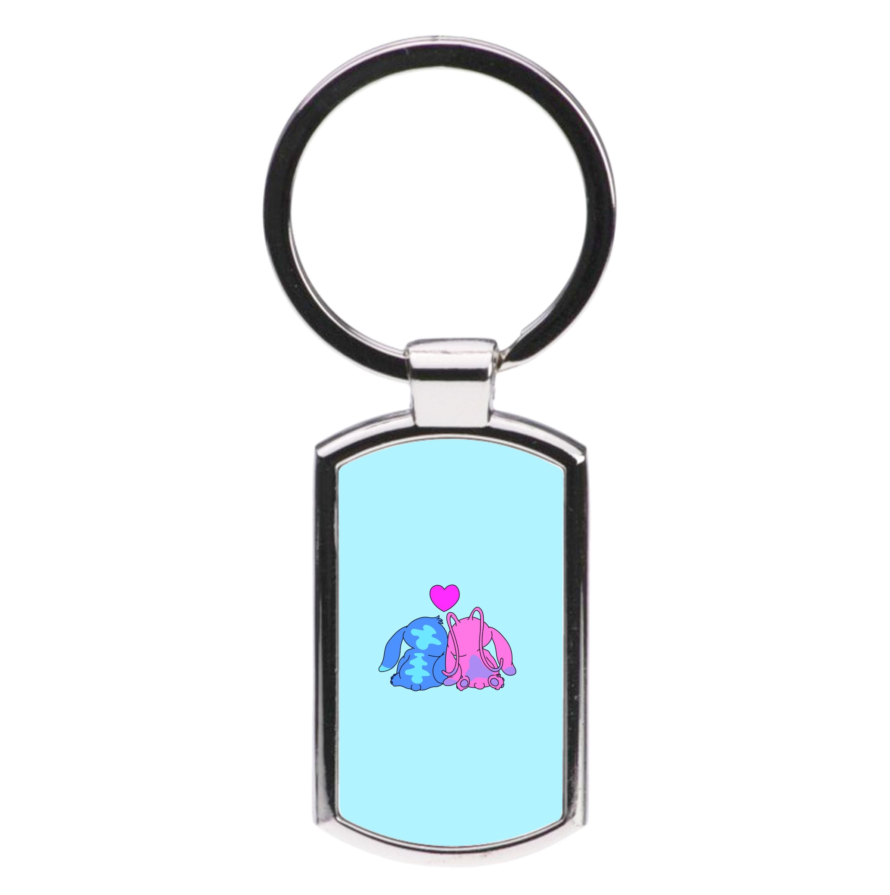 In Love - Pink Alien Luxury Keyring