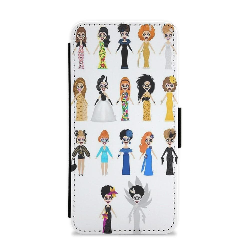 Bianca Del Rio Dresses - RuPaul's Drag Race Flip Wallet Phone Case - Fun Cases