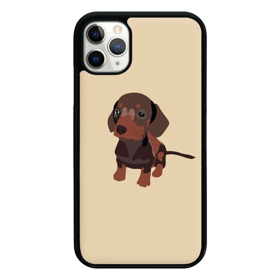 Brown - Dachshunds Phone Case