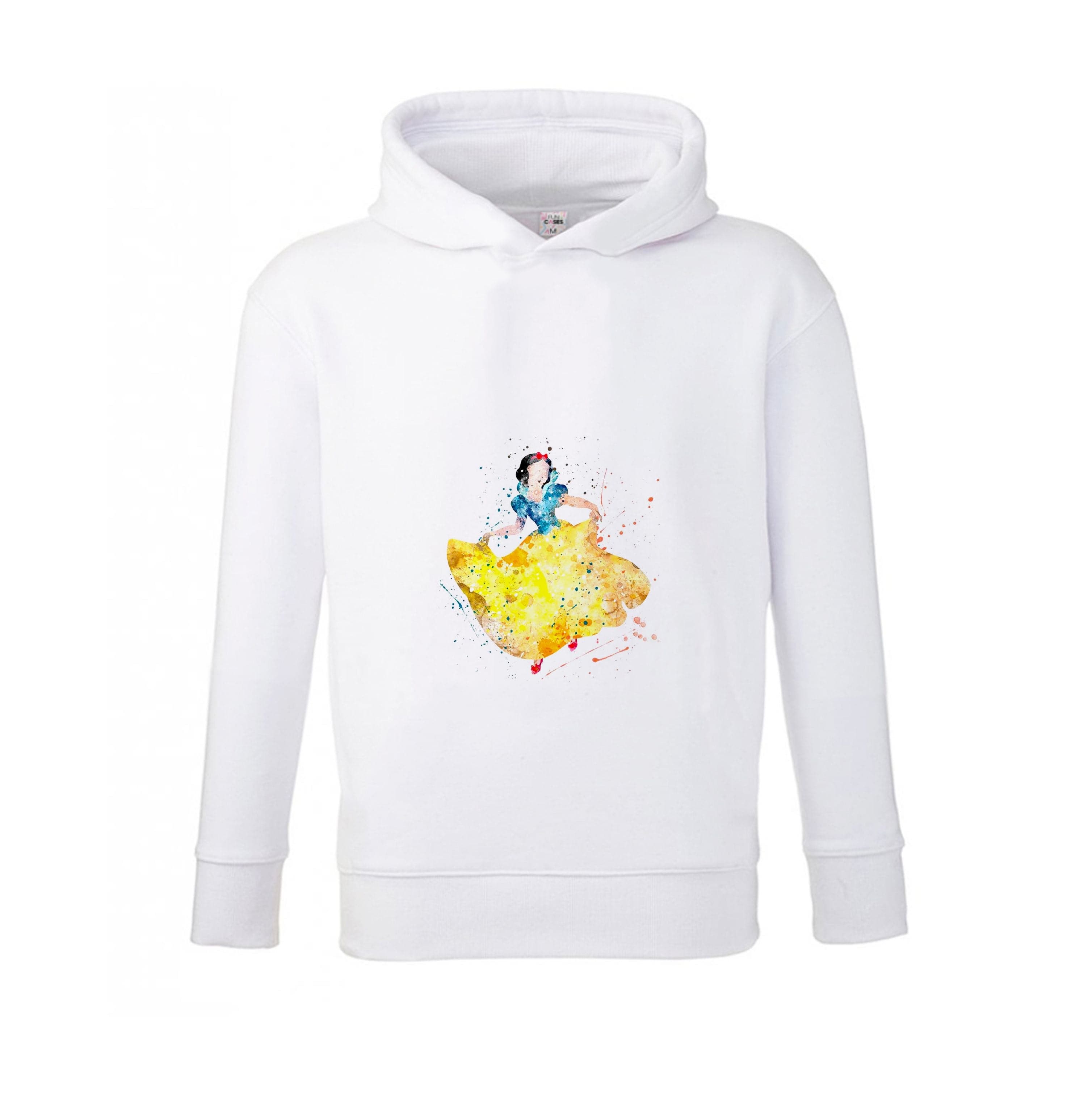 Watercolour Snow White Fairytale Kids Hoodie