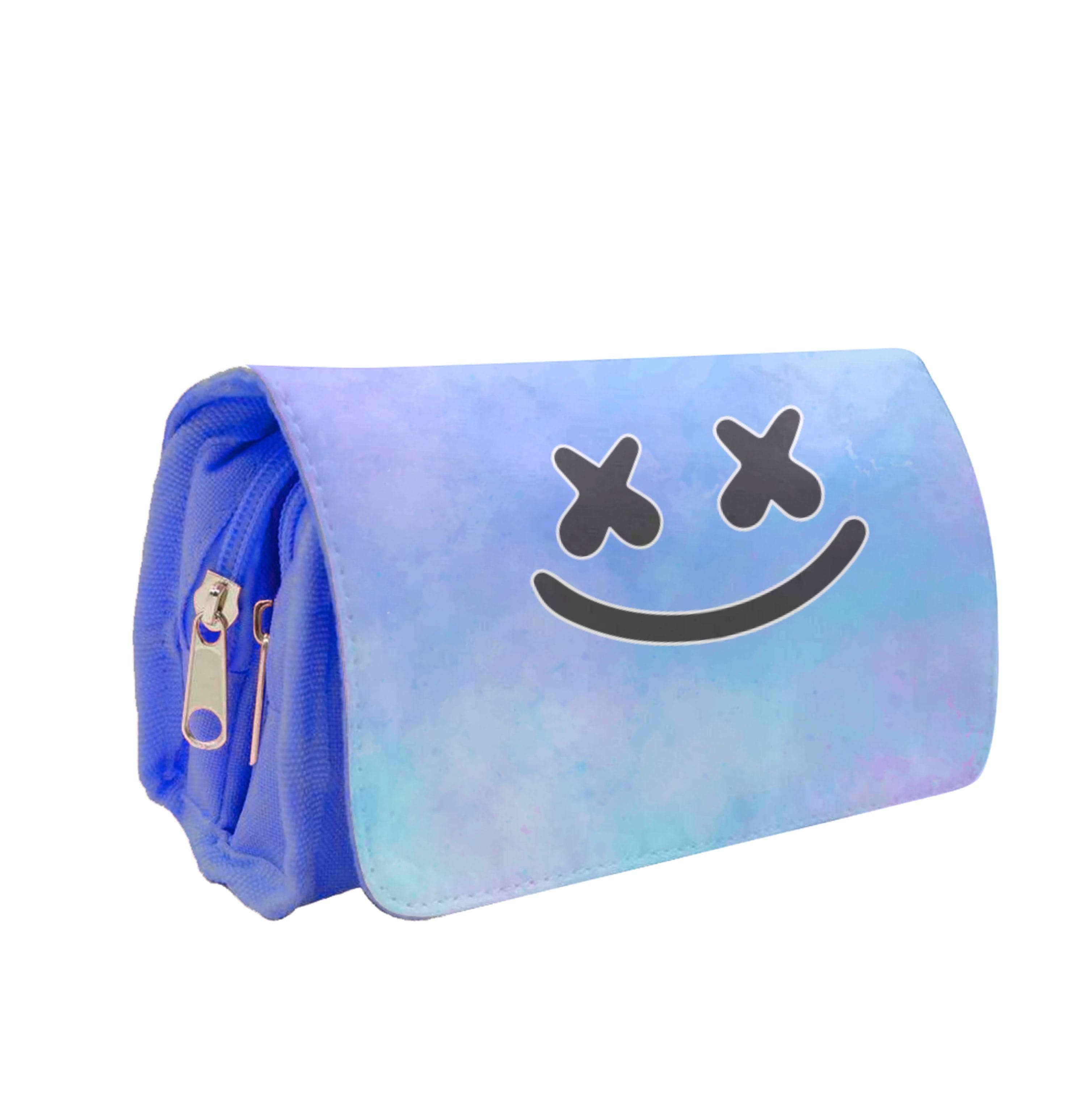 Blue White Helmet DJ Pencil Case