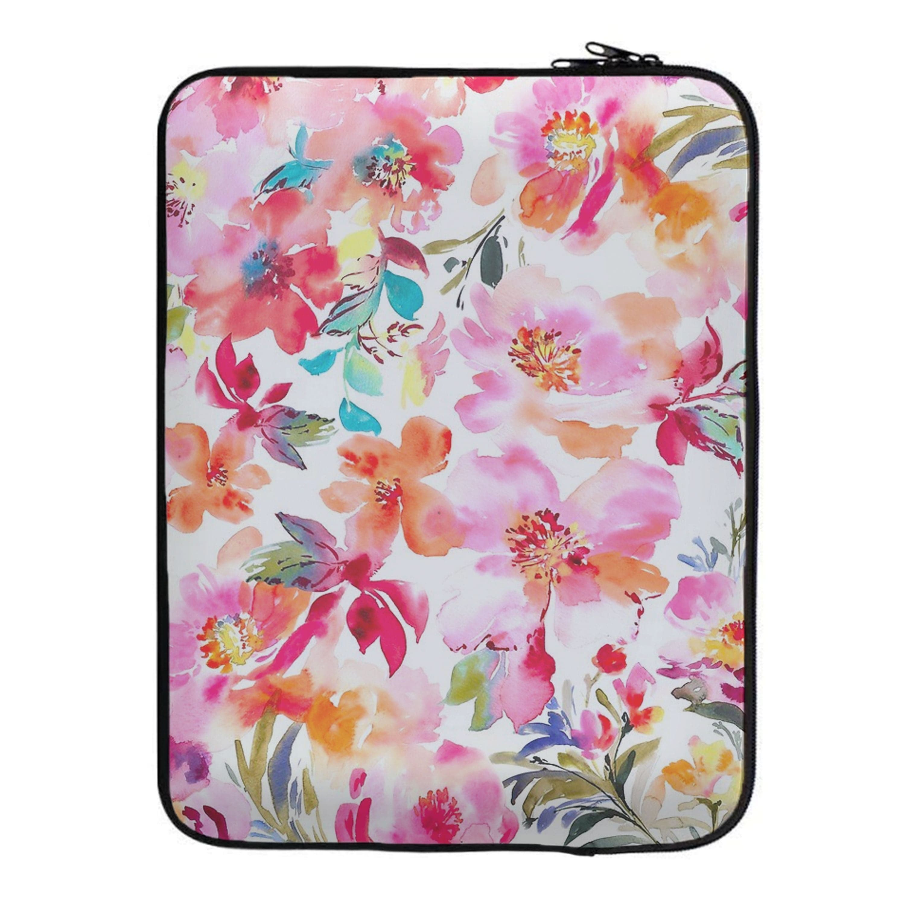 Spring Floral Pattern Laptop Sleeve