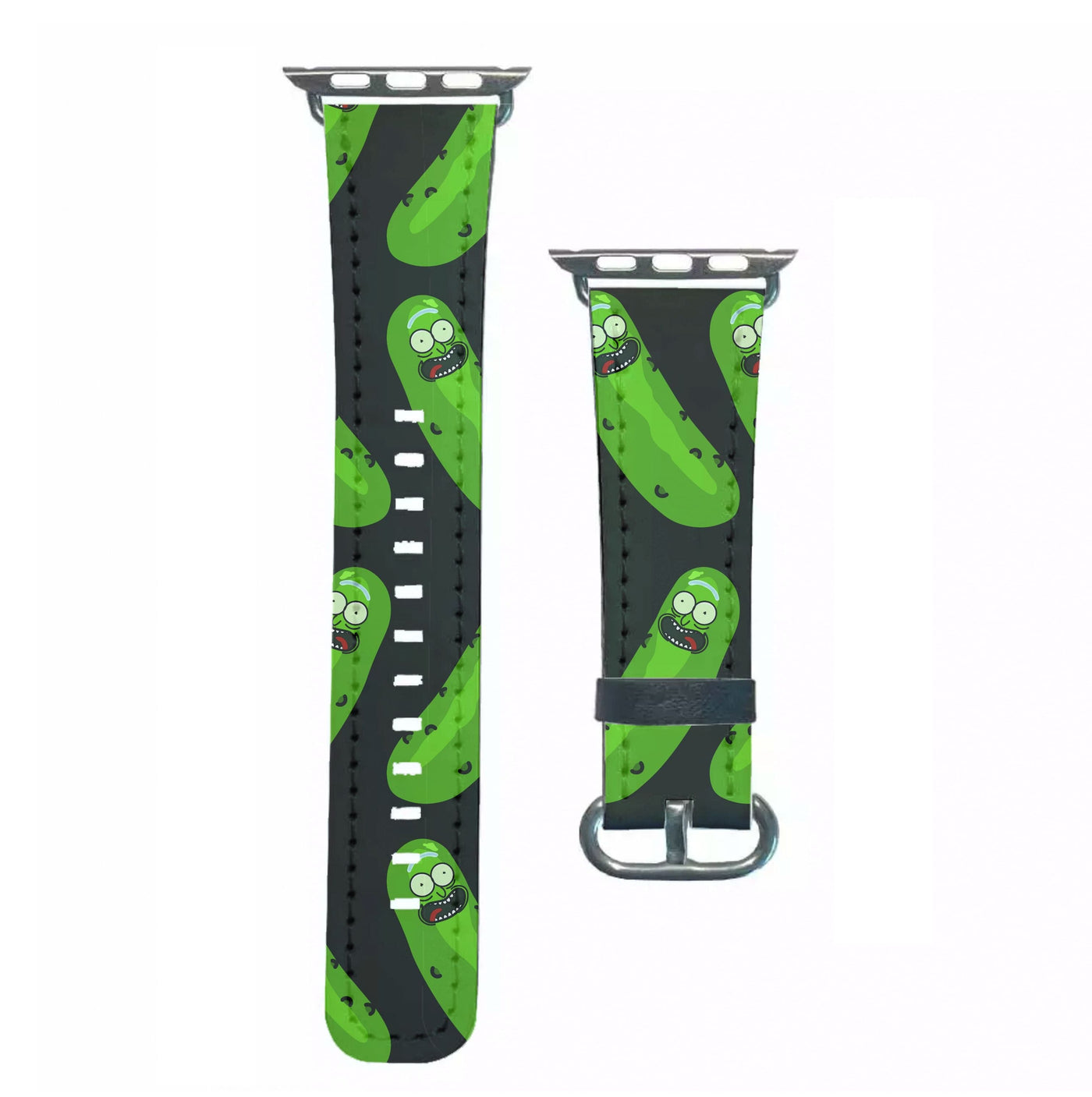 Pickle Rick Pattern - Rick And Morty Apple Watch Strap