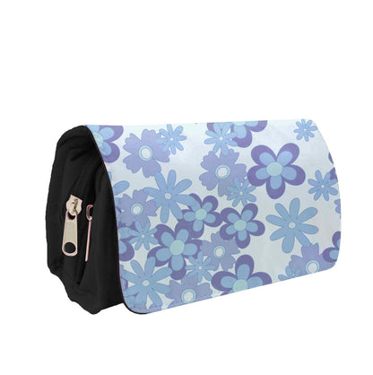 Blue Flowers - Floral Patterns Pencil Case