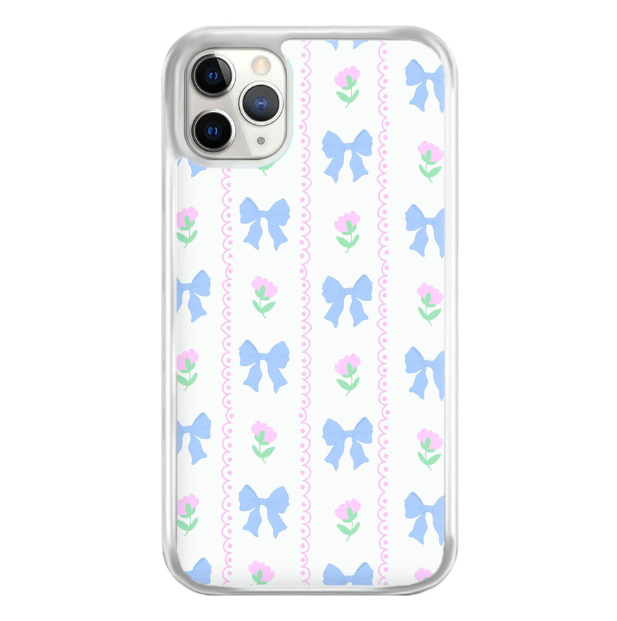 Pink Bows Pattern - Clean Girl Aesthetic Phone Case