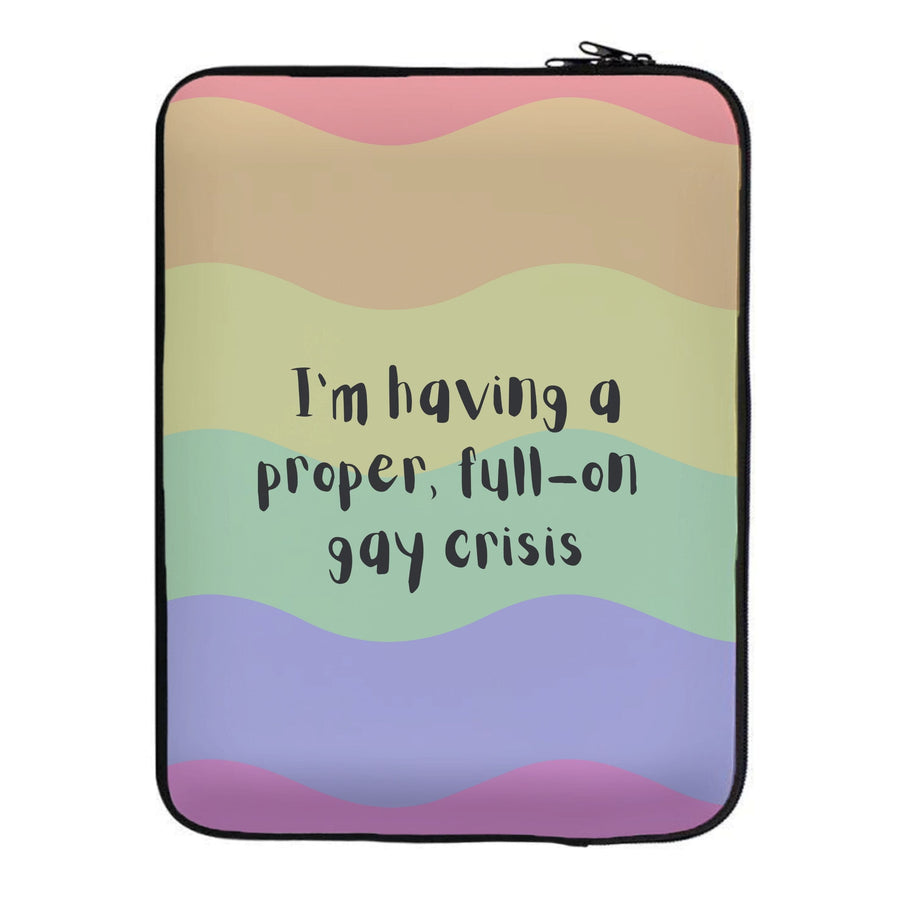 Gay Crisis - Heartstopper Laptop Sleeve