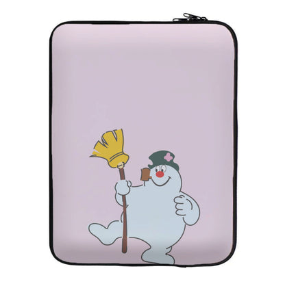 Broom - Snowman Laptop Sleeve