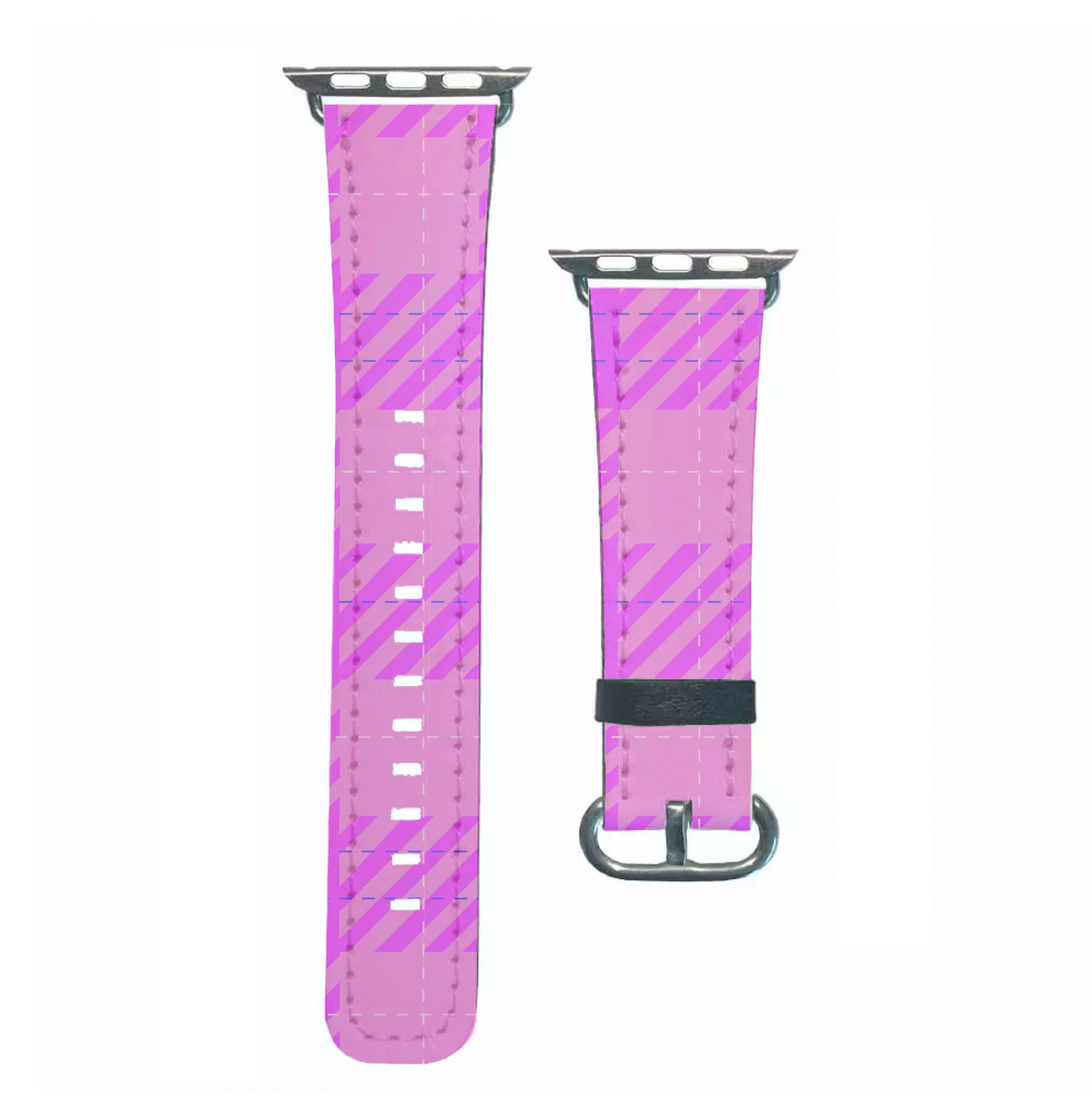 Pink Wrapping - Christmas Patterns Apple Watch Strap