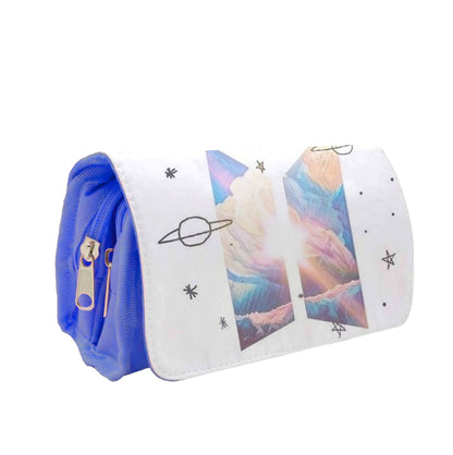 Space K-Pop Band Logo Pencil Case