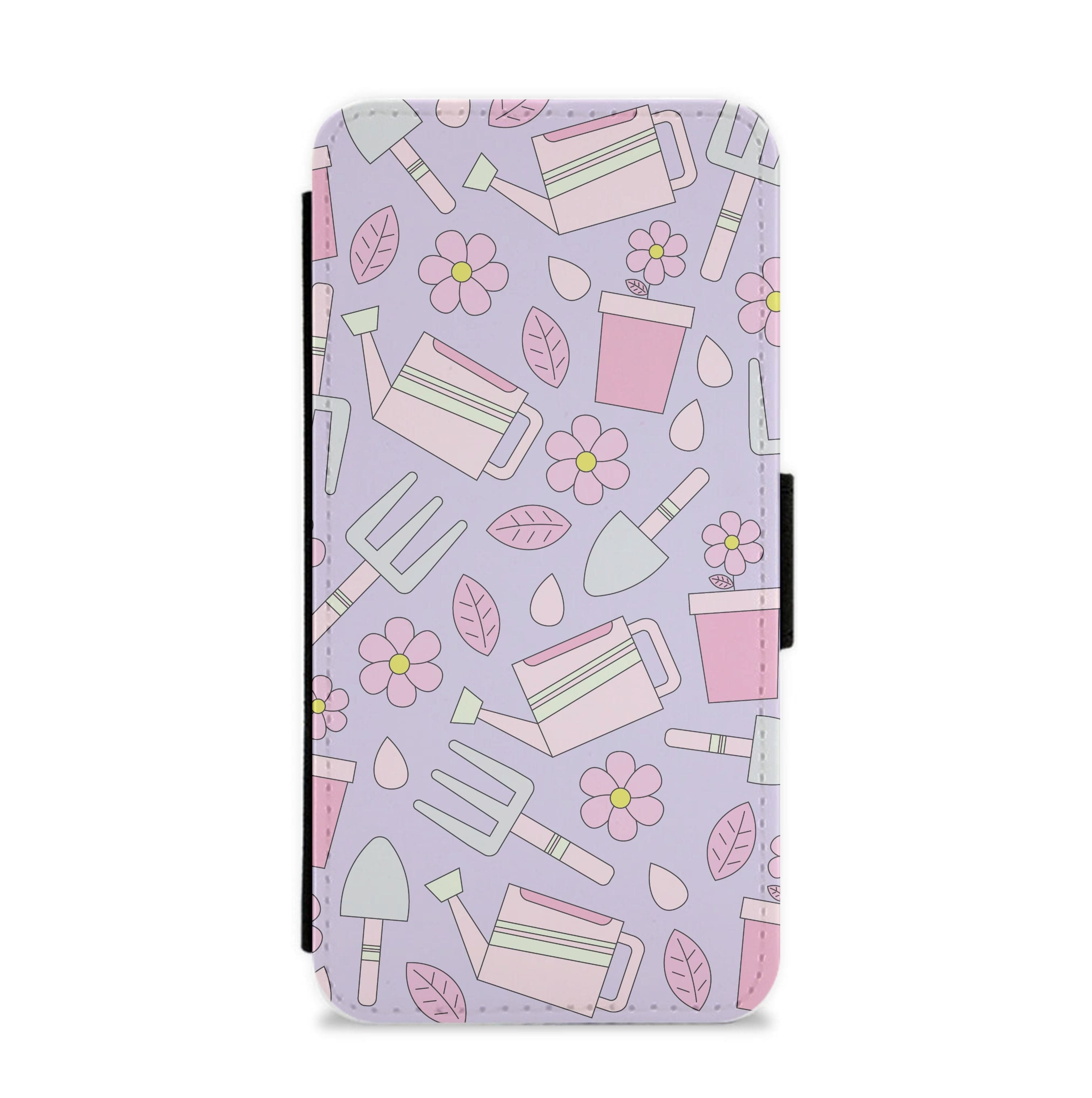 Gardening Tools - Spring Patterns Flip / Wallet Phone Case